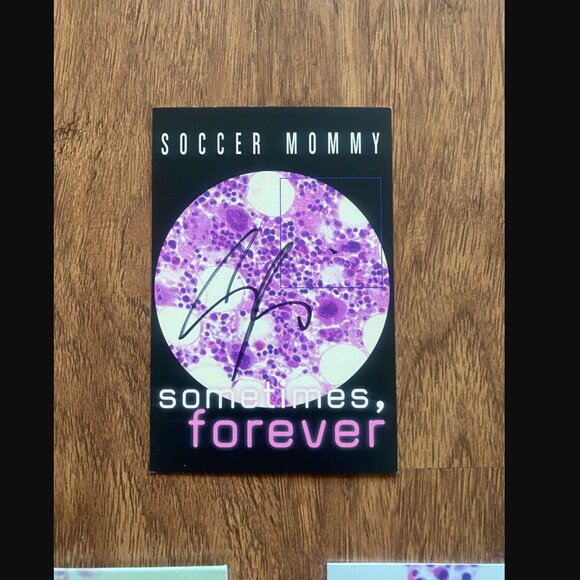 Soccer Mommy - Sometimes, Forever - Pink Splatter Vinyl with Signed Card LTD - Picture 3 of 3